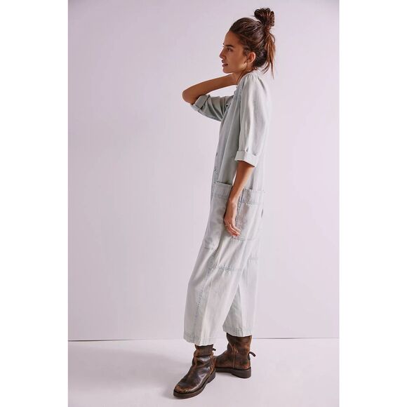 New Free People X We The Free Margarita Cord Jumpsuit L - Picture 3 of 9